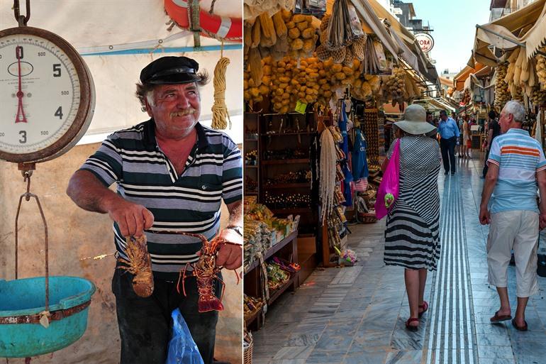 Der zentrale Markt von Heraklion, Kreta
