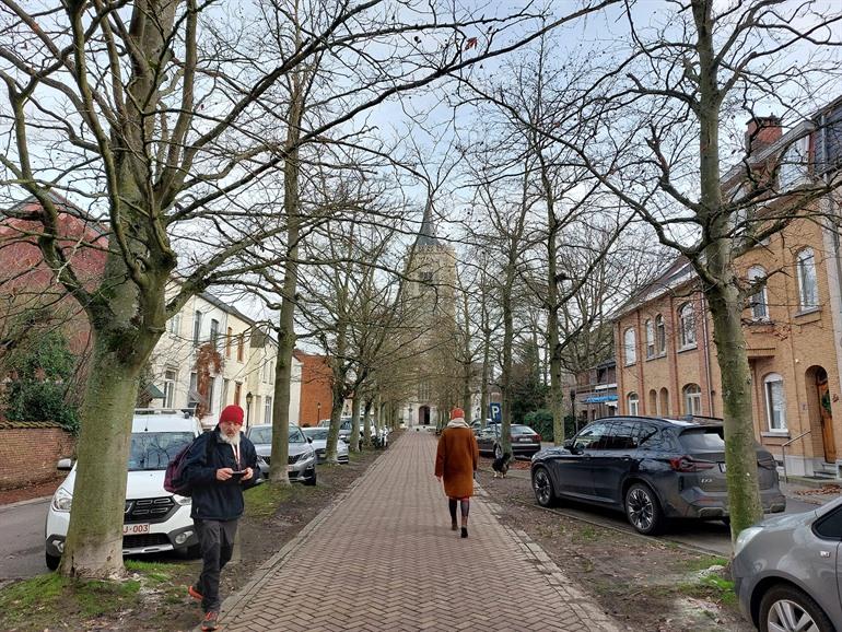 De Dreef, bekannte Straße aus der flämischen Fernsehsendung „Thuis“
