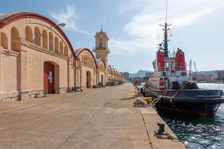 Der Hafen in El Grao de Gandia, Gandia