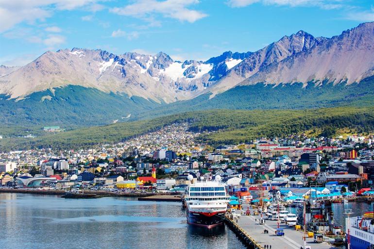 Der Hafen von Ushuaia