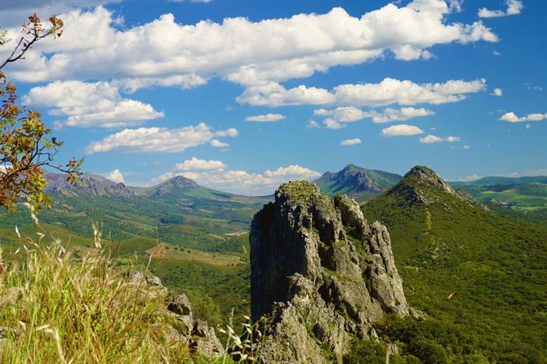 Die Höhen des Geoparks Villuercas-Ibores-Jara