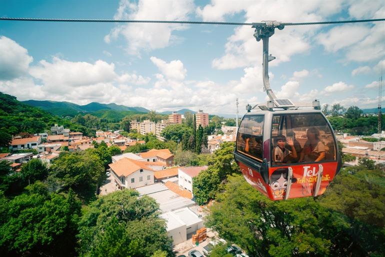Die Seilbahn in Salta