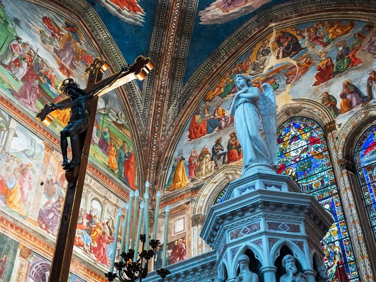 Die Kapelle der Tornabuoni in Santa Maria Novella, Florenz