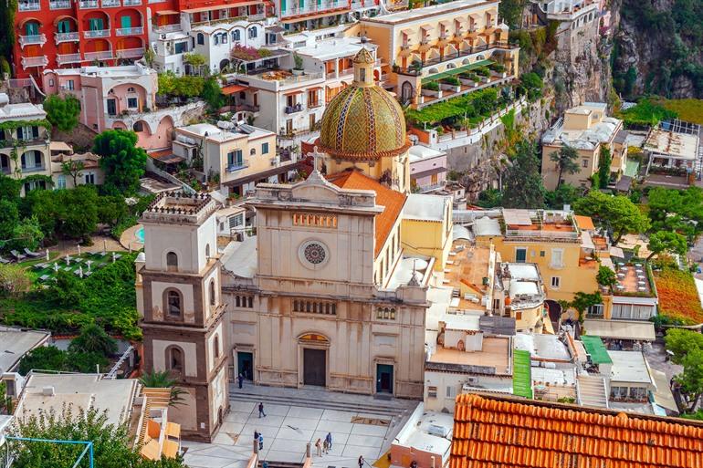 Die Kirche Santa Maria Assunta in Positano