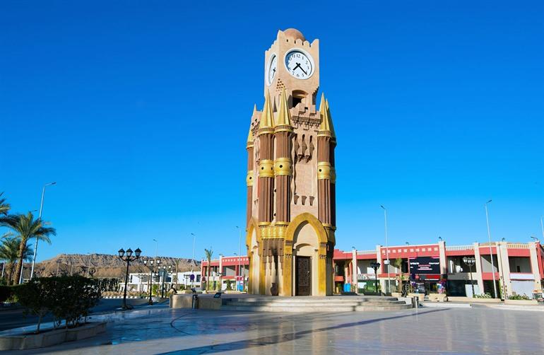Der Uhrturm von Sharm-el-Sheikh, Ägypten