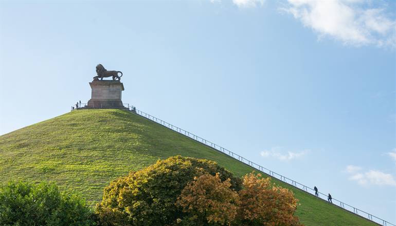 Den Löwen von Waterloo besichtigen