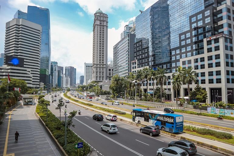 Die Metropole Jakarta, Indonesien