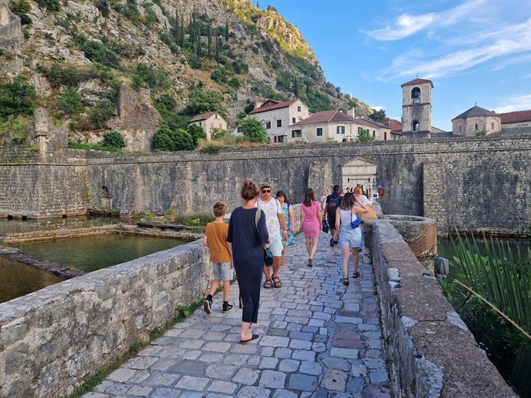 Das nördliche Eingangstor in Kotor