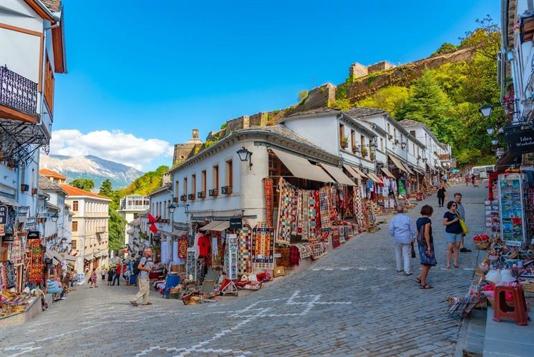Der Alte Basar von Gjirokastër