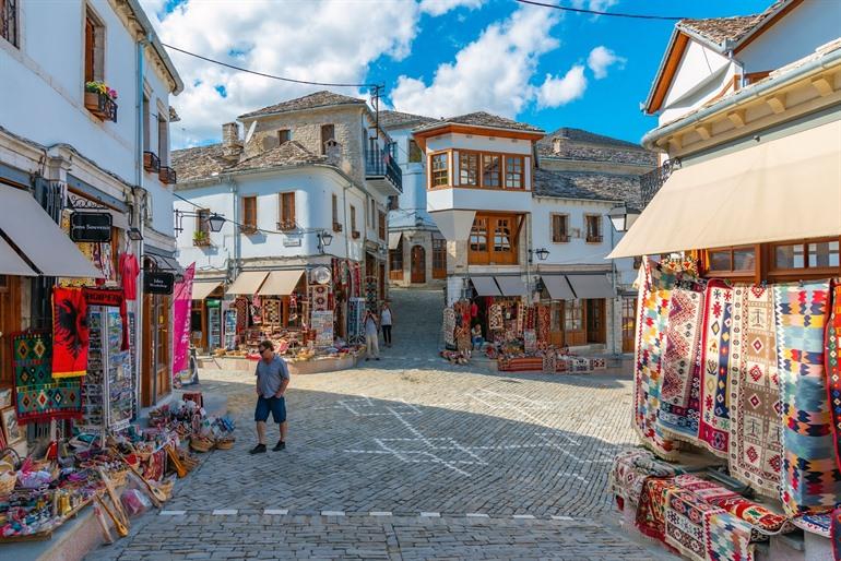 Der Alte Basar von Gjirokastër