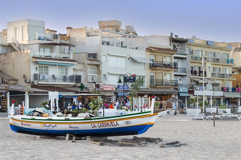 Das alte Fischerviertel La Carihuela in Torremolinos