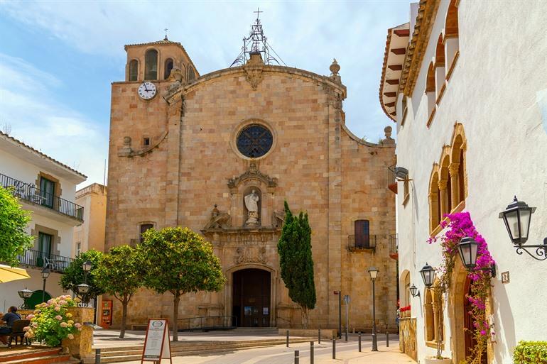 Die Pfarrkirche von Sant Vicenç in Tossa de Mar