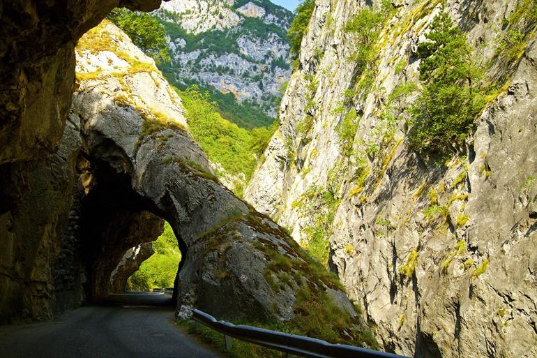 Die Rugova-Schlucht in Peja
