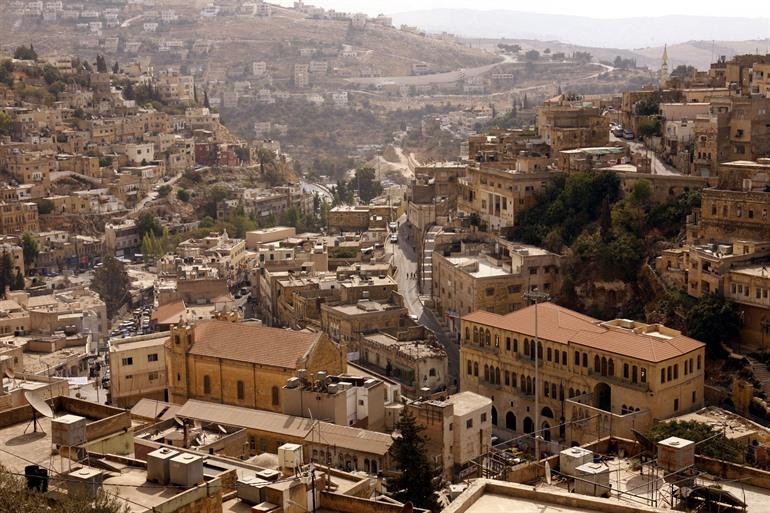 Die elegante Altstadt von Salt, Jordanien