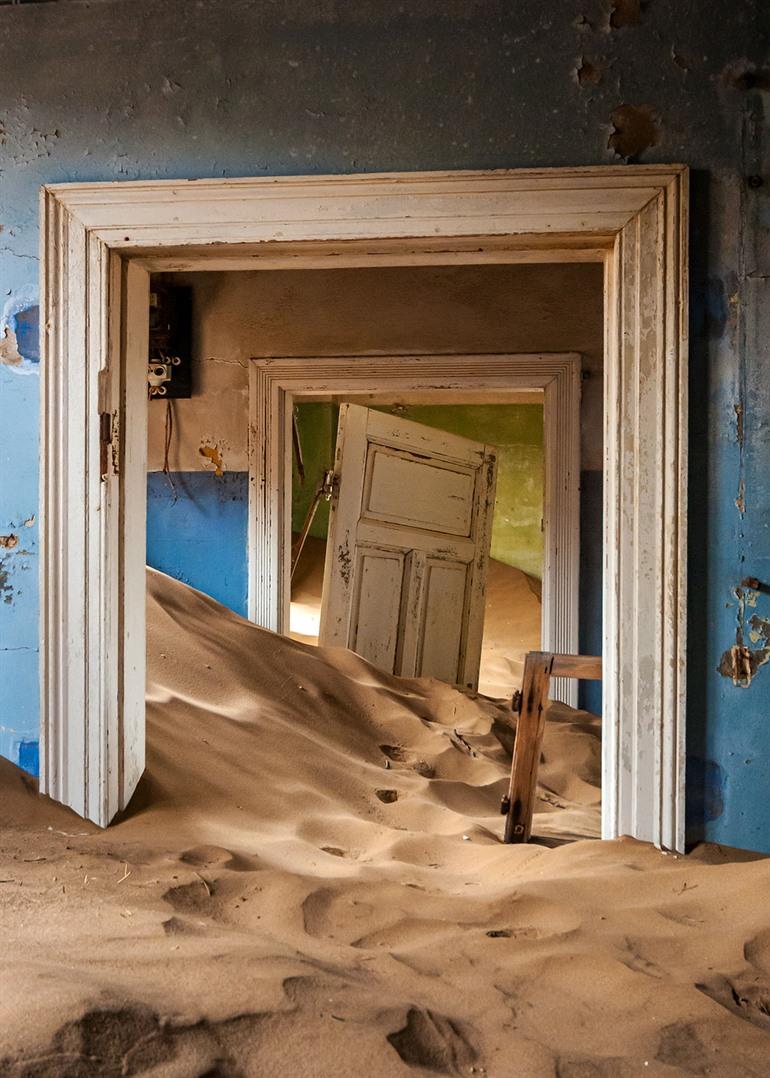 Die Geisterstadt Kolmanskop besichtigen