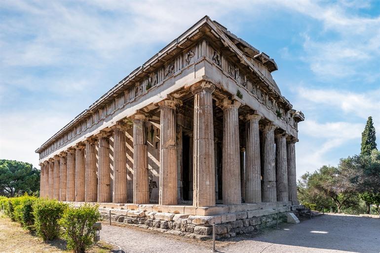 Der Tempel des Hephaistos in der Antiken Agora, Athen