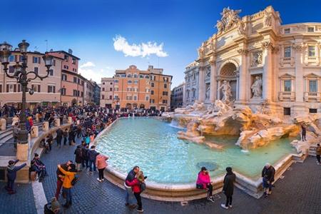 Der Trevi-Brunnen in Rom