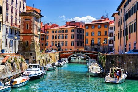 Das venezianische Viertel, oder Venezia Nuova, in Livorno