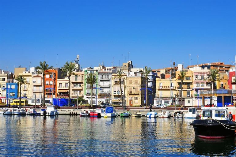 Das Fischerviertel El Serallo in Tarragona