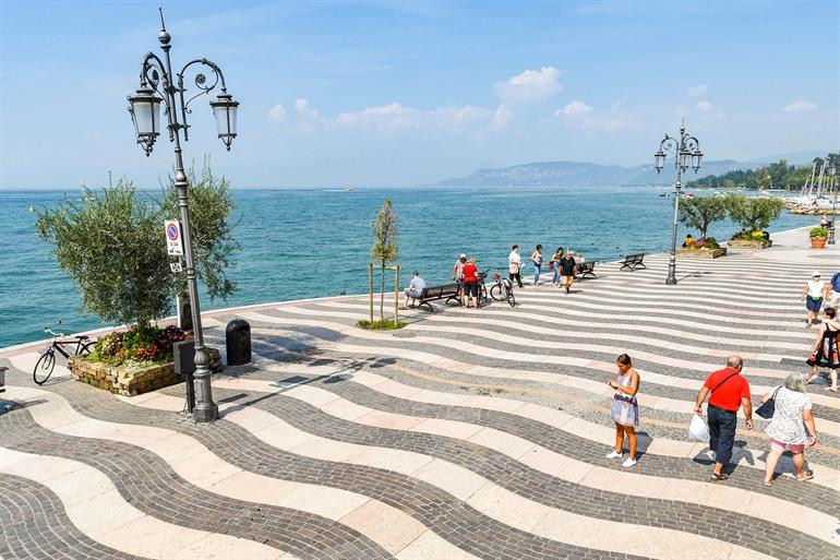 Die Spazierpromenade von Lazise