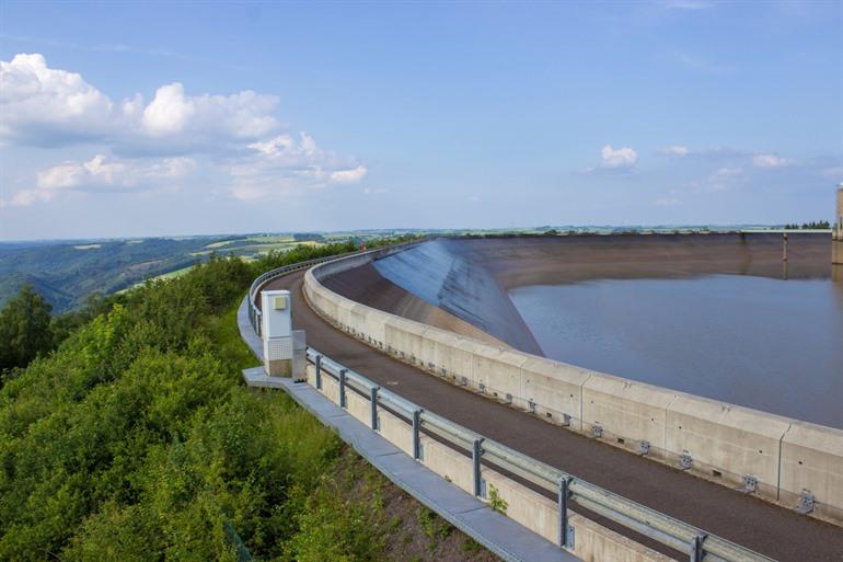 Das Wasserkraftwerk SEO in der Nähe von Vianden
