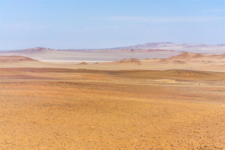 Die Wüste im Reserva Nacional de Paracas