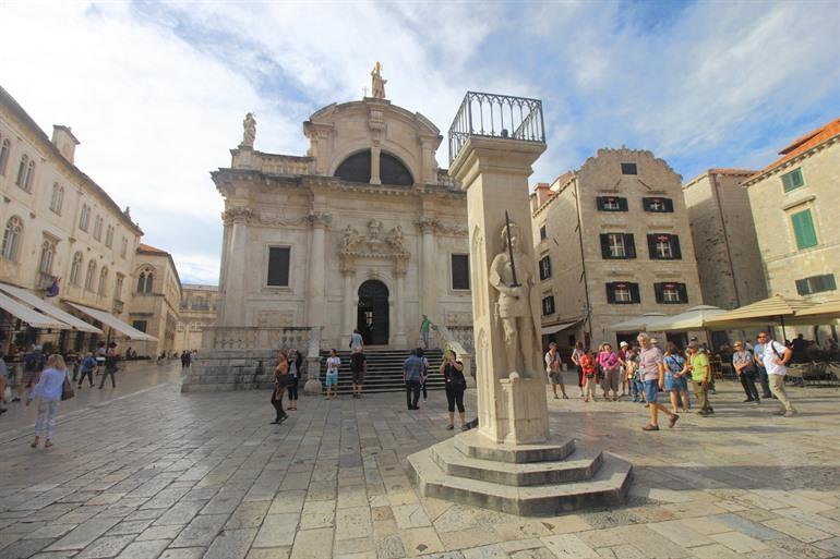 Der Orlando-Säule in Dubrovnik