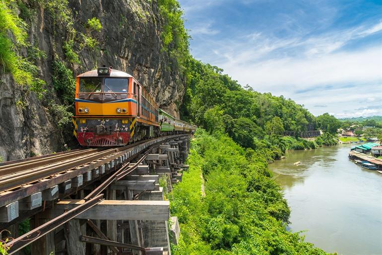Death Railway und die Brücke am Kwai, Thailand