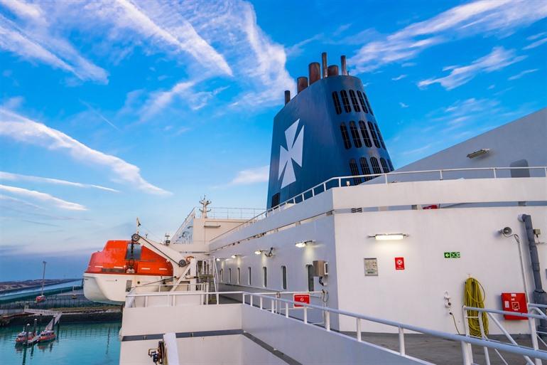 DFDS-Fähre von Dünkirchen nach Dover, Großbritannien
