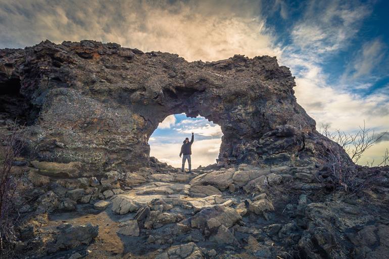 Dimmuborgir Lavafelder
