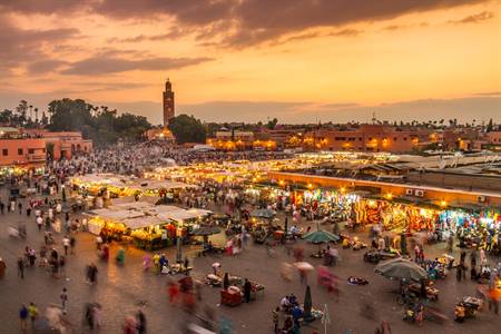 Djemaa el Fna Platz in Marrakesch