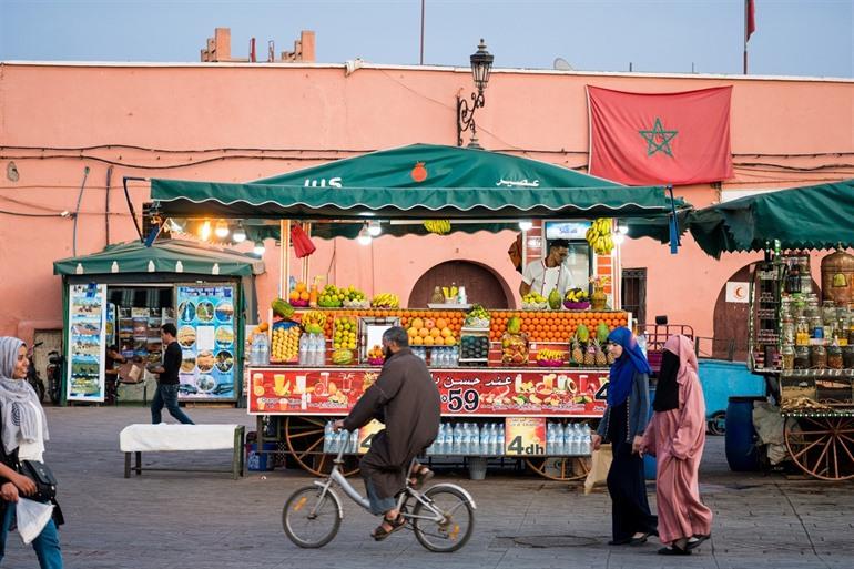Djemaa el Fna Platz in Marrakesch