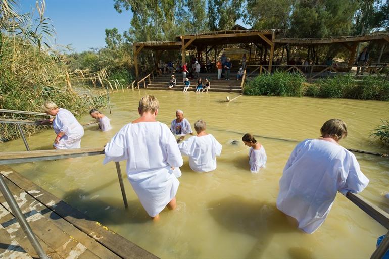 Taufort von Jesus im Jordan, Jordanien