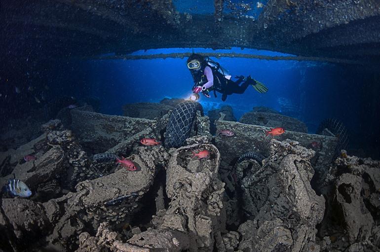 Tauchen am Wrack der SS Thistlegorm in Ägypten