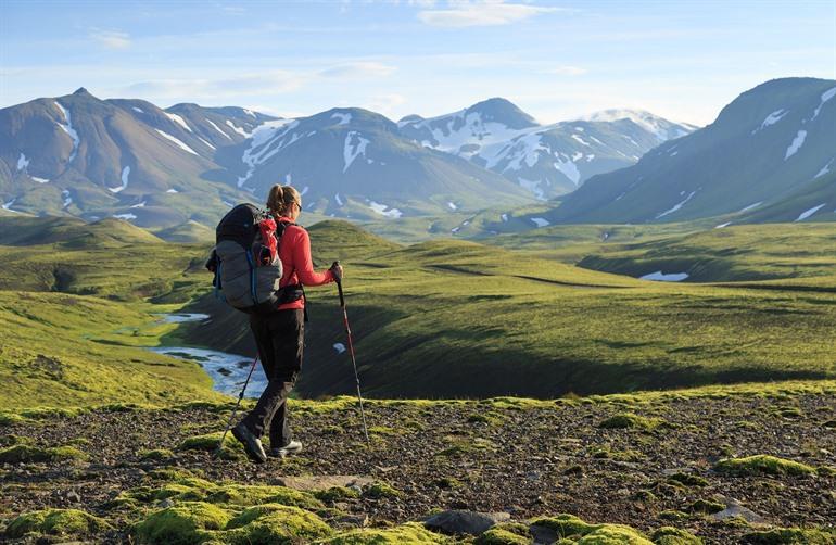 Eine gute Ausrüstung ist wichtig für den Laugavegur-Wanderweg in Island.