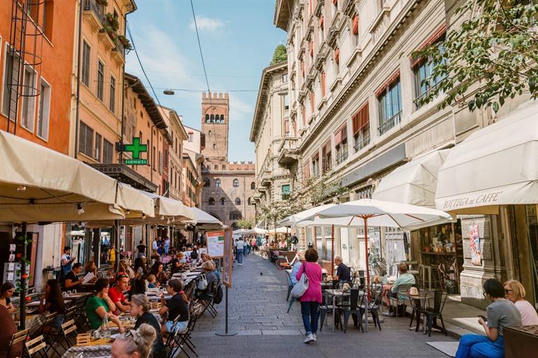 Eine Stadtrundfahrt durch Bologna