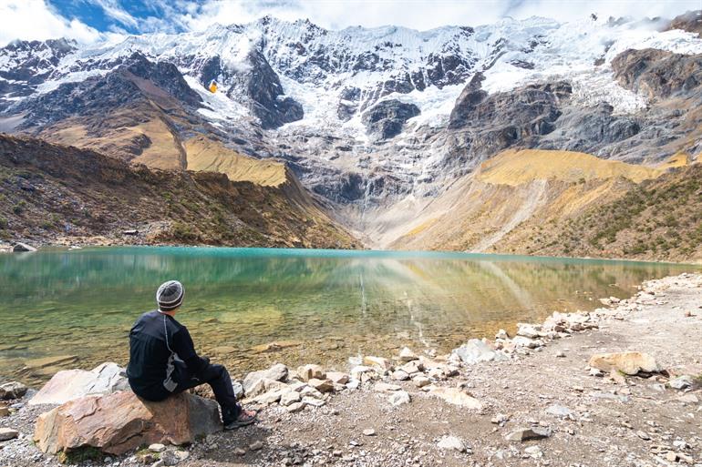 Einer der Stopps, Laguna Humantay