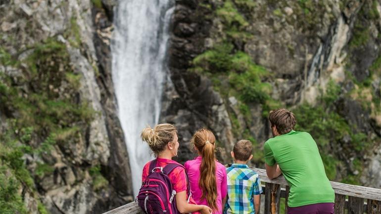 Egger- und Klammbach-Wasserfall, Dolomiten
