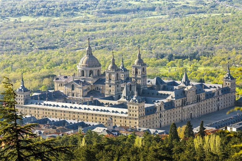 Luftaufnahme von El Escorial