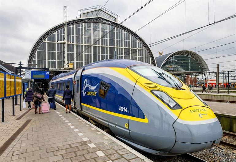 Eurostar von Amsterdam nach London