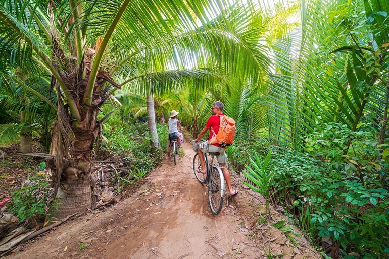 Fahrradtour durch den Mekong-Delta, Südvietnam