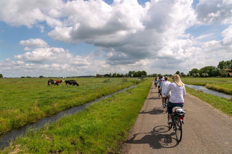 Fahrradtour durch die ländliche Gegend, Amsterdam