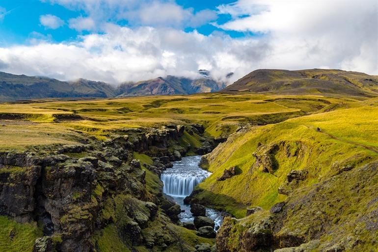 Fimmvörðuháls-Wanderung, Island