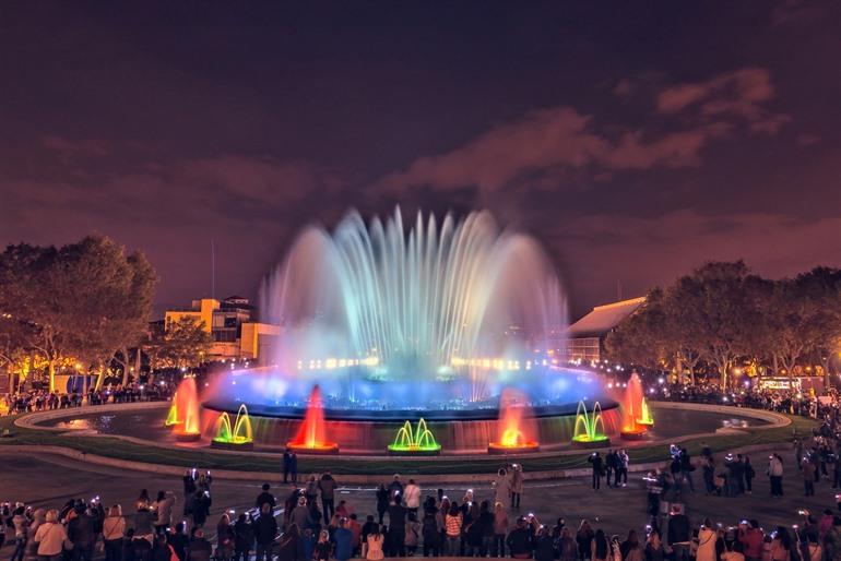Brunnen im Palau Nacional