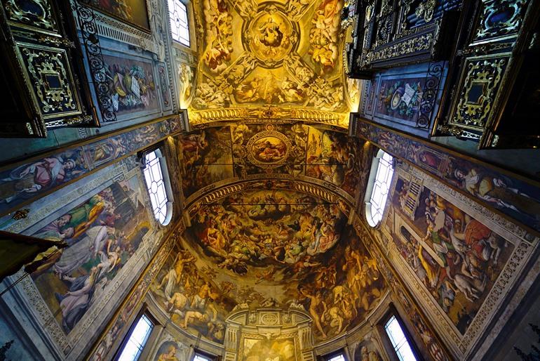 Fresken in der Basilica di San Prospero, Reggio Emilia