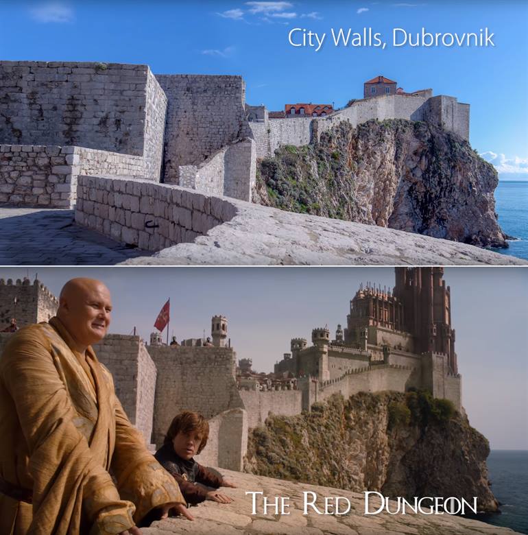 Game of Thrones Drehorte in Dubrovnik: Stadtmauern