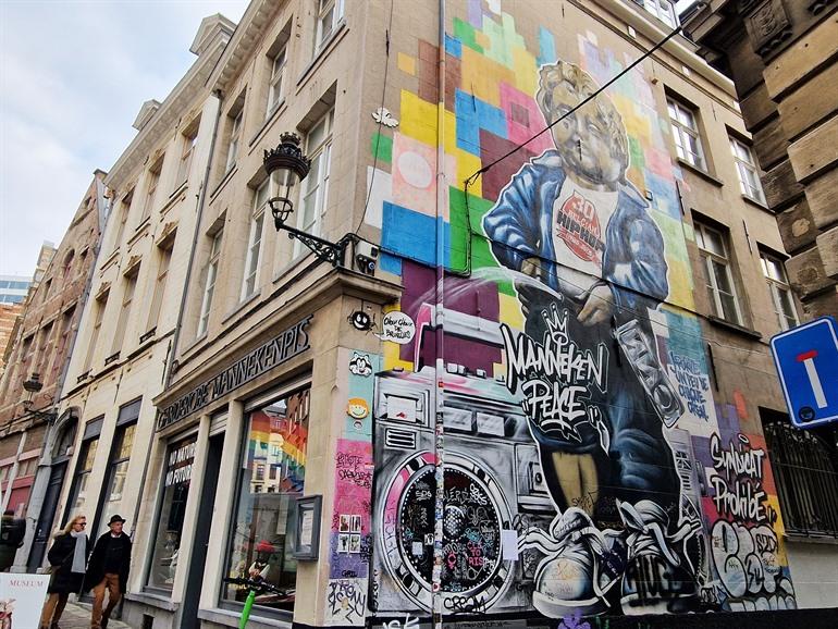 Garderobe im Manneke Pis Museum