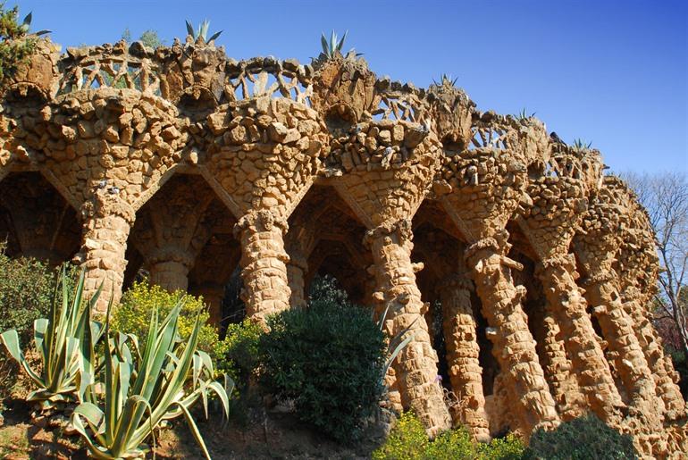 Gaudis Viadukte, Güell-Park