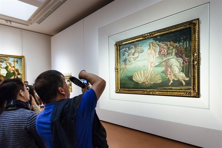 Geburt der Venus von Botticelli Uffizien