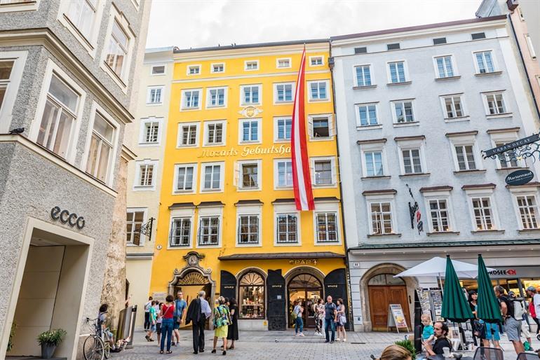Mozarts Geburtshaus in Salzburg